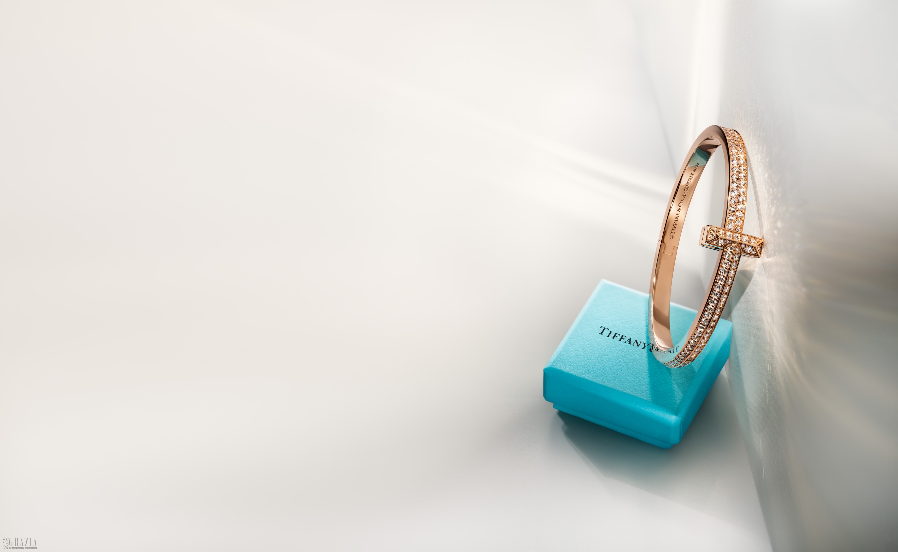 Tiffany & Co. 蒂芙尼T1系列18K玫瑰金镶钻宽式手镯.JPG