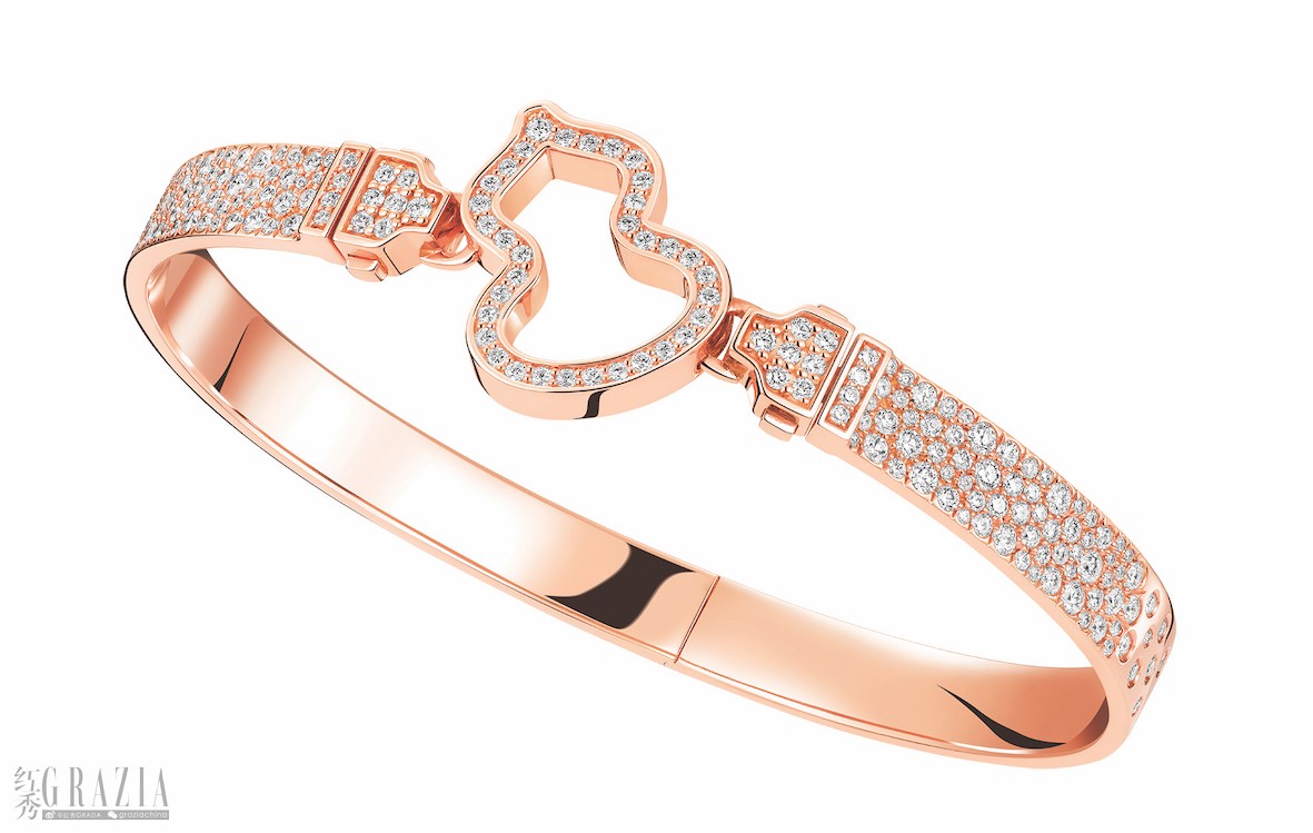 Wulu 18K 玫瑰金可互换镶钻手镯.jpg