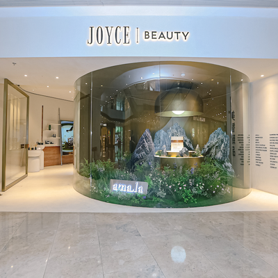 amala入驻JOYCE Beauty限时胶囊快闪店，以自然之力定格青春之美