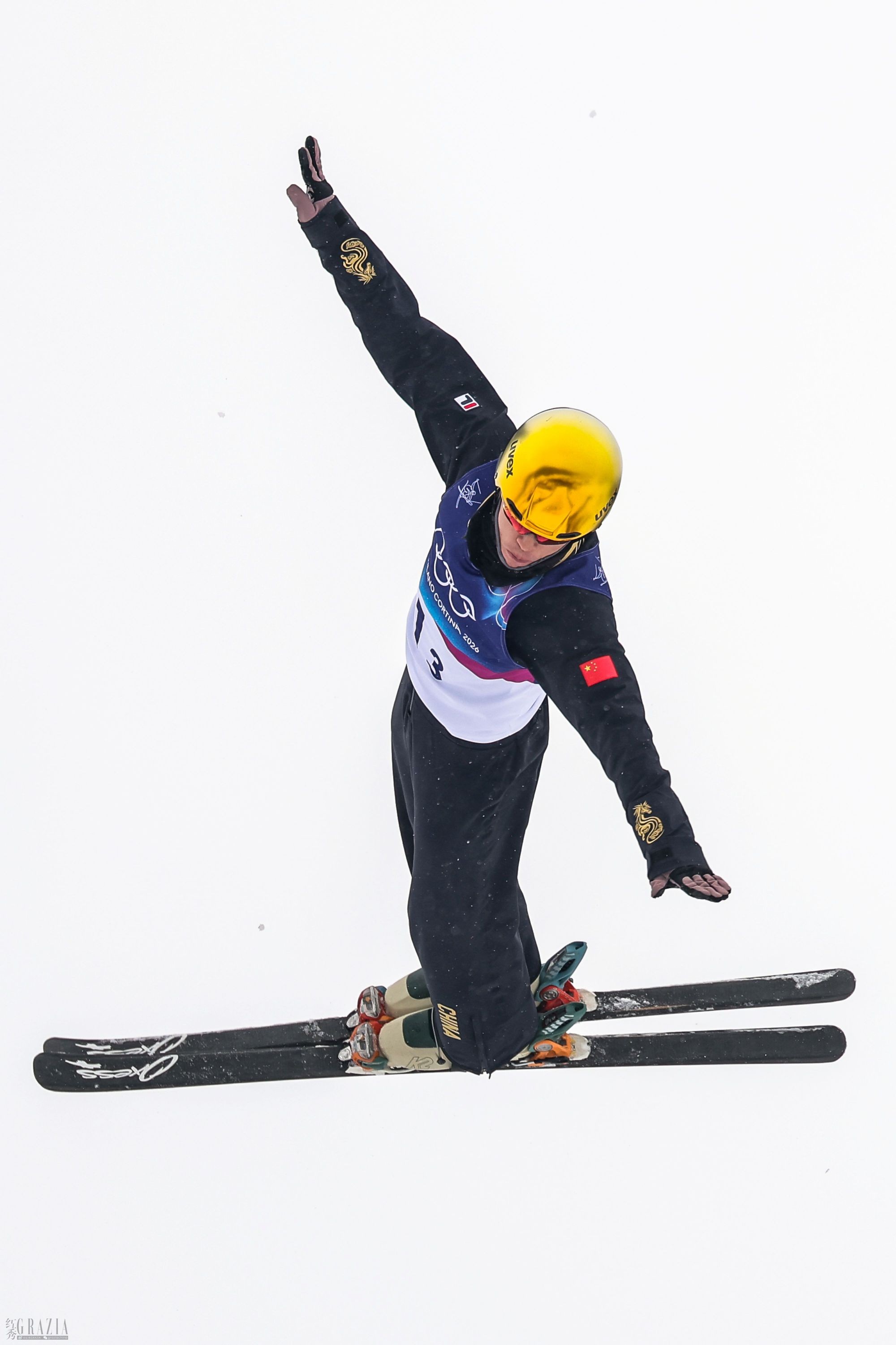 自由式滑雪空中技巧混合团体赛中国队员李天马.jpg