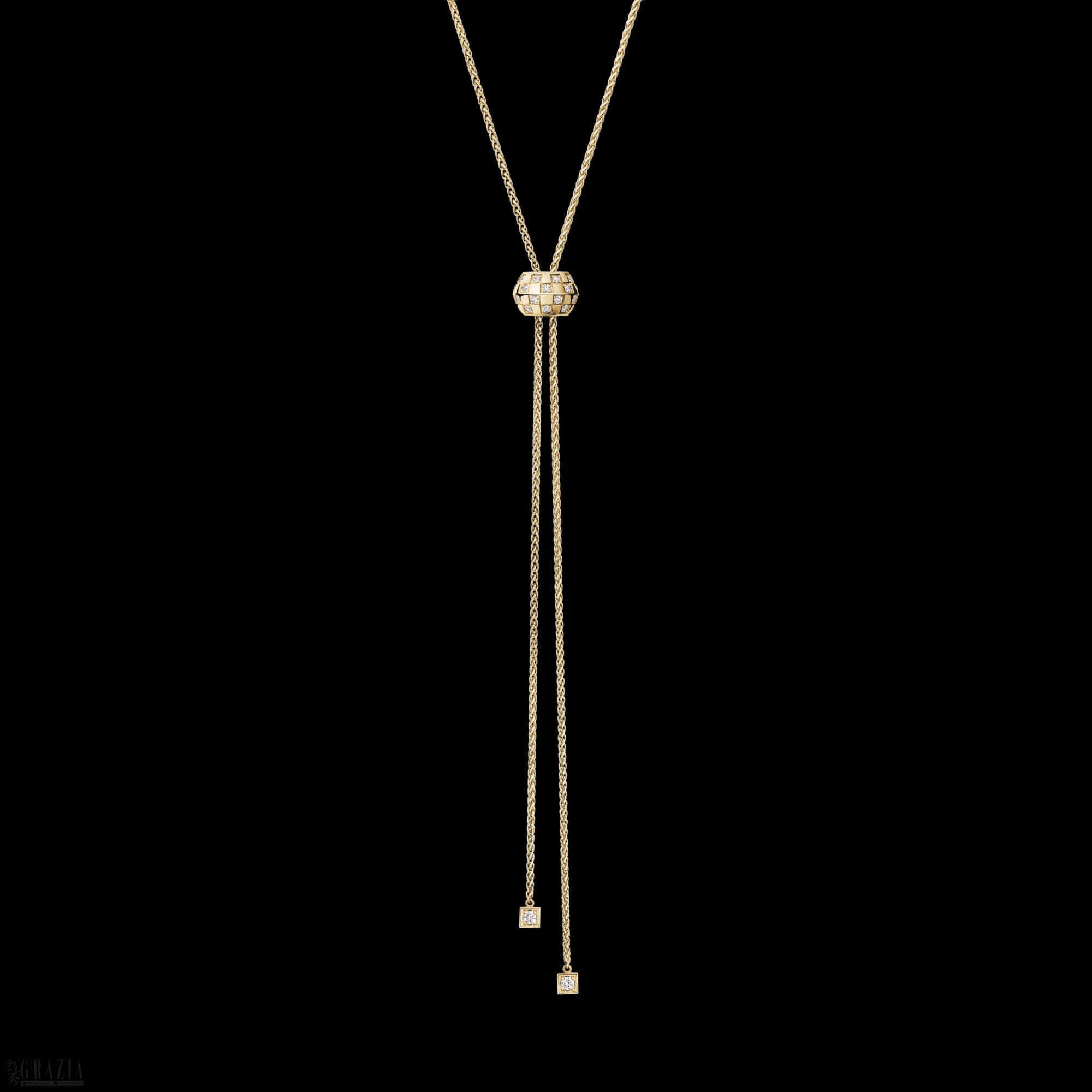 qgbix20260918122250.png LE DAMIER DE LOUIS VUITTON PENDANT, IN YELLOW GOLD AND DIAMONDS. LOUIS VUITTON FINE JEWELRY.png