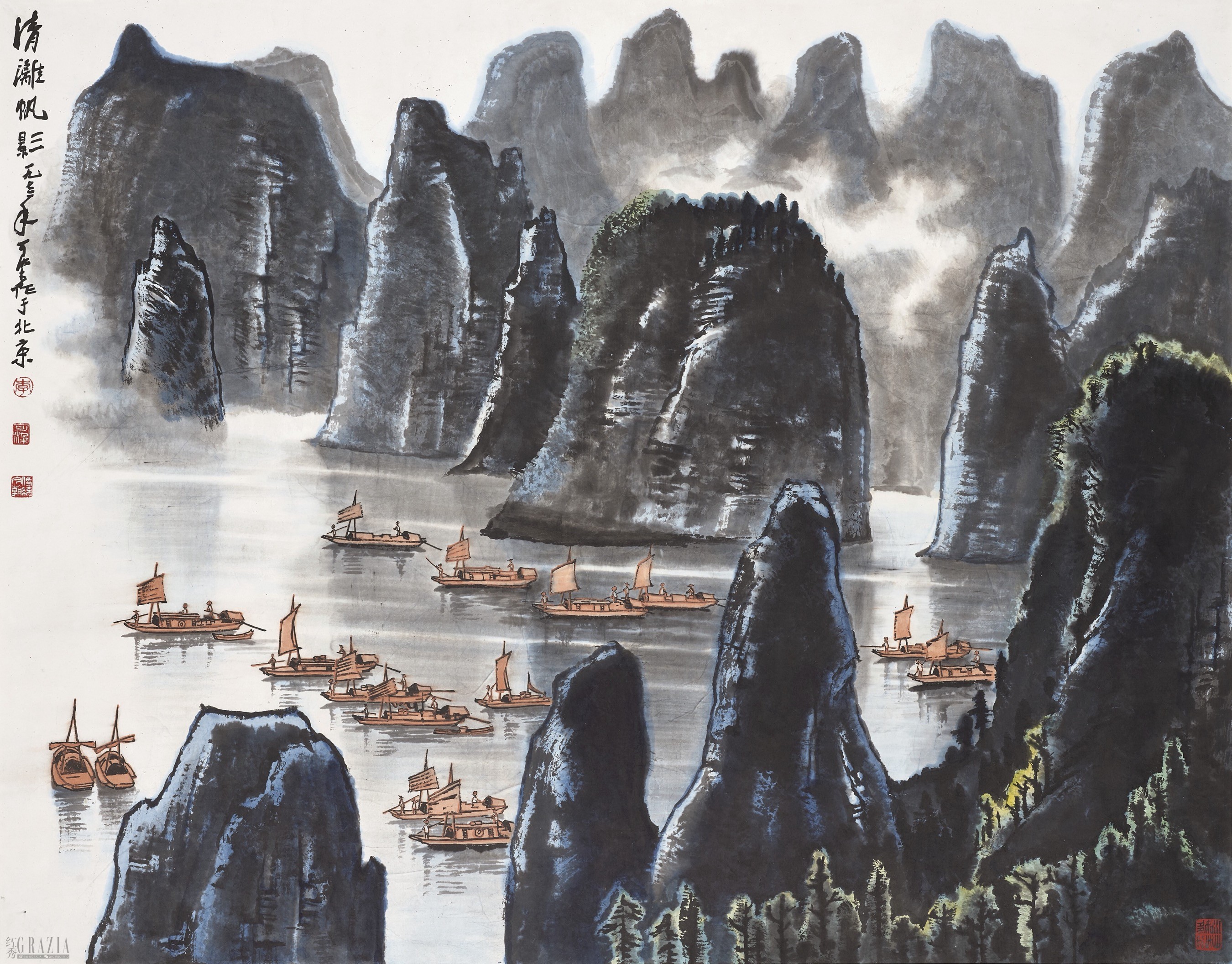 李可染（1907-1989）《清漓帆影》图片由佳士得提供©️CHRISTIE’S IMAGES LTD. 2026.jpg