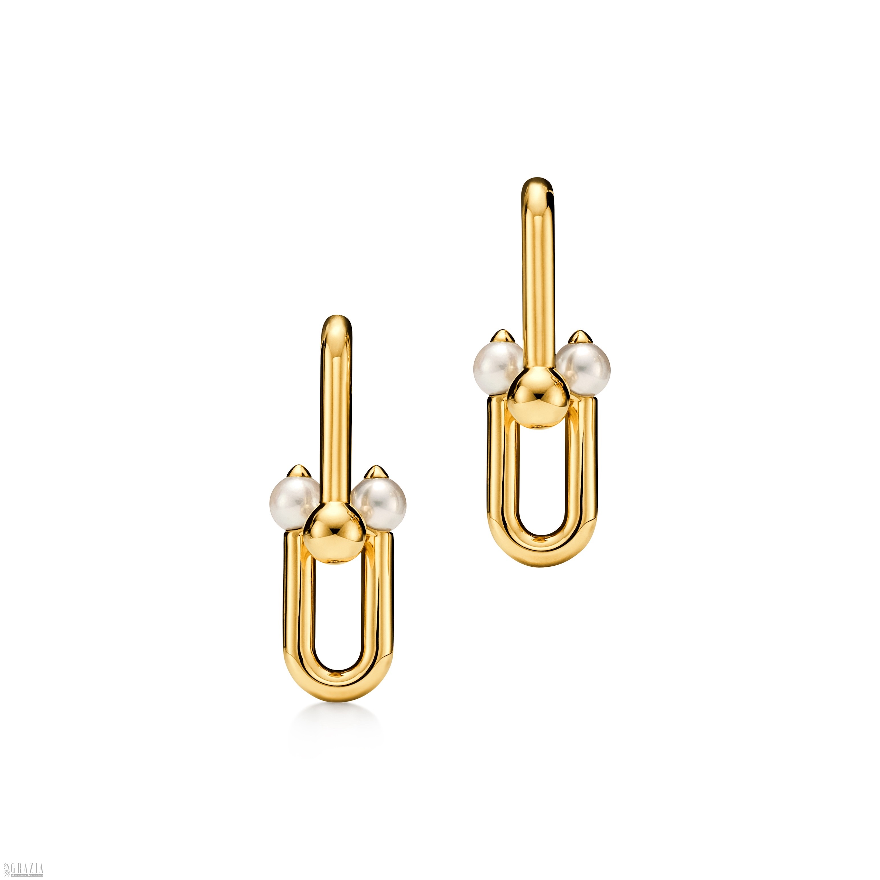 givub20261008163300.jpg Tiffany & Co. 蒂芙尼HardWear系列18K黄金镶嵌珍珠中号链环耳环_76394598.jpg