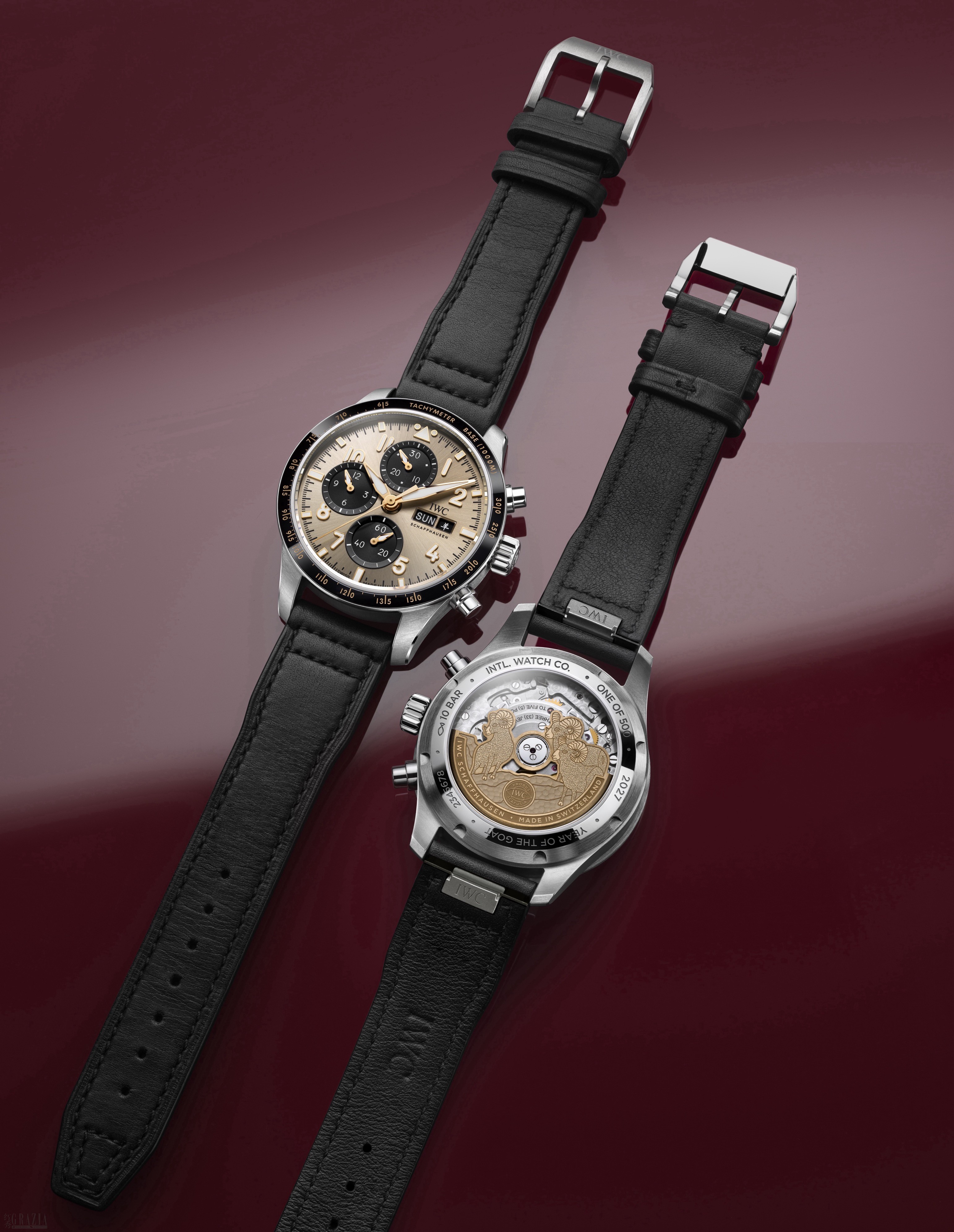 3.IWC万国表飞行员系列高性能计时腕表41羊年特别版（型号：IW388310）.jpg