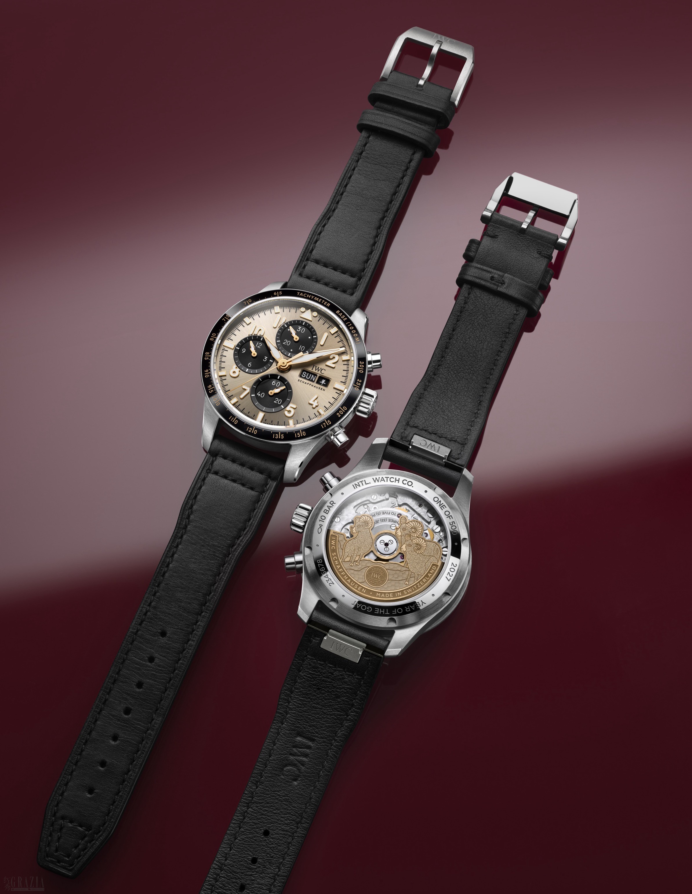 3.IWC万国表飞行员系列高性能计时腕表41羊年特别版（型号：IW388310）.jpg